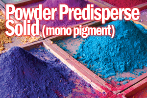Powder Predisperse Solid (mono pigment)